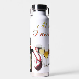 Bouteille D'eau Verres à vin SlipperyJoe's jeu de mots coquin roug