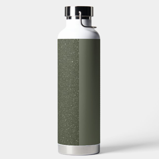 Bouteille d'eau verte à deux tons personnalisée (Droite)