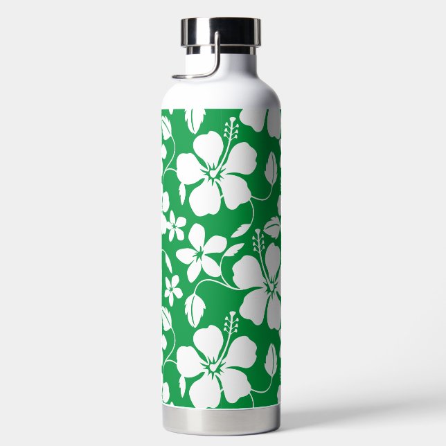 BOUTEILLE D'EAU VERTE HAWAIIAN HULA (HIBISCUS) (Droite)