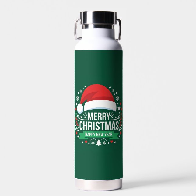 Bouteille D'eau Vêtements de Noël (Avant)