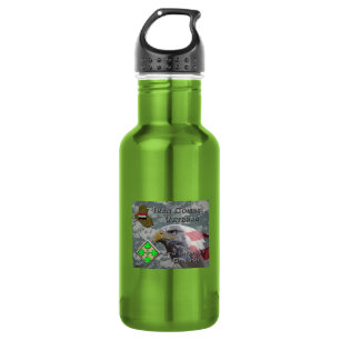 Bouteille D'eau Vétéran de combat de la 4e division d'infanterie e