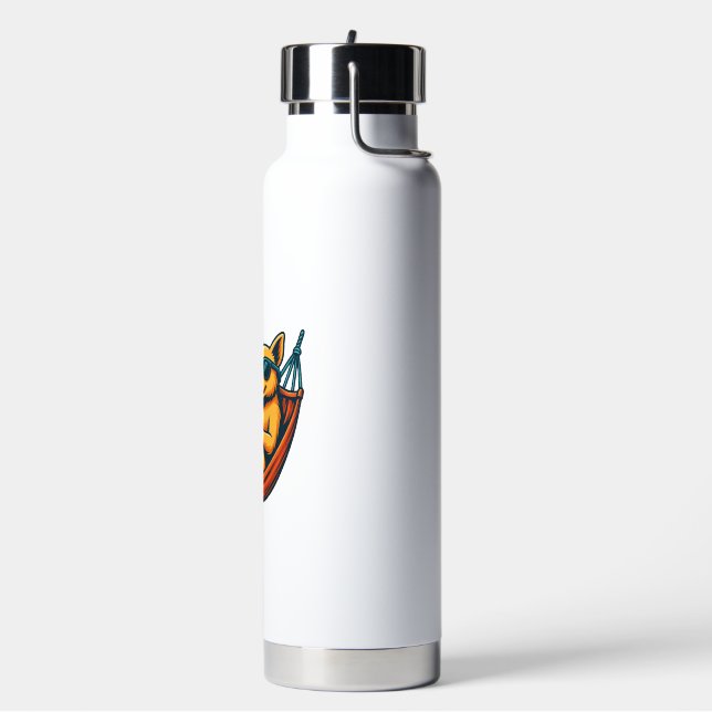 Bouteille D'eau Vibes de chiot tropical (Gym)
