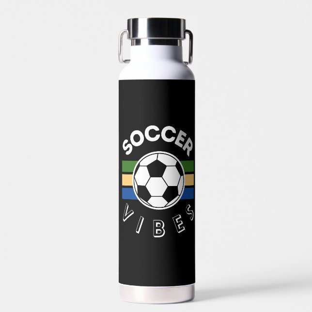 Bouteille D'eau Vibes de football (Avant)