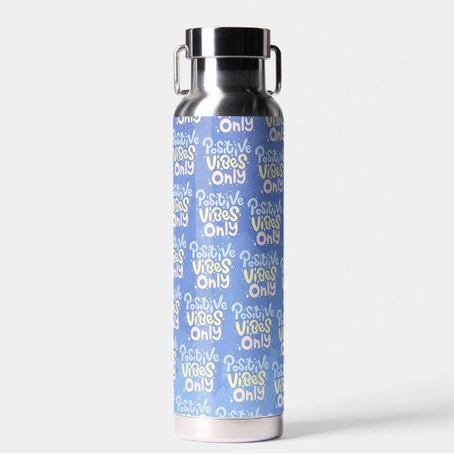 Bouteille D'eau Vibes Positives Uniquement (Avant)