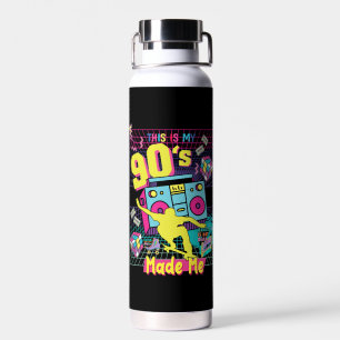 Bouteille D'eau Vibes Retro, Hip hop des années 90, m'a fait