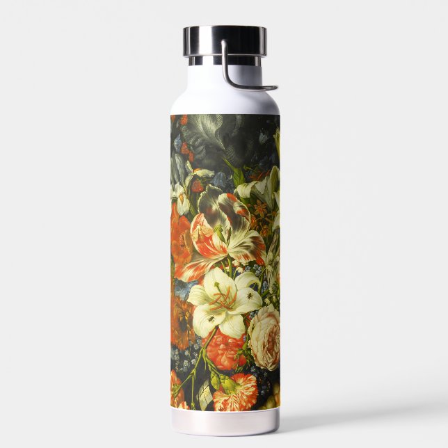 Bouteille D'eau Vie morte avec fleurs et fruits (Gauche)