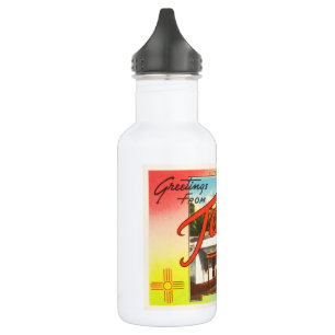 Bouteille D'eau Vieux souvenir de Vintage voyage de Taos Nouveau