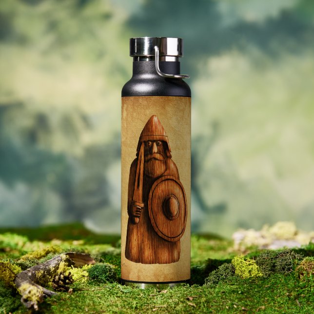 Bouteille D'eau Viking rustique (Extérieur (pivotée))