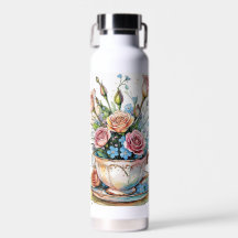 Vin floral Motif - Aquarelle douce Boho art