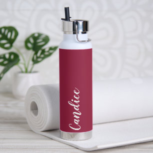Bouteille D'eau Vin Rouge Mariage personnalisé Bridesmaid