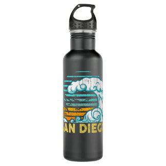 Bouteille D'eau Vinatge San Diego Wave Retro Surfing Surf Souvenir