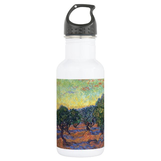 Bouteille D'eau Vincent Van Gogh Oliveraie Impressionnisme Art (Devant)