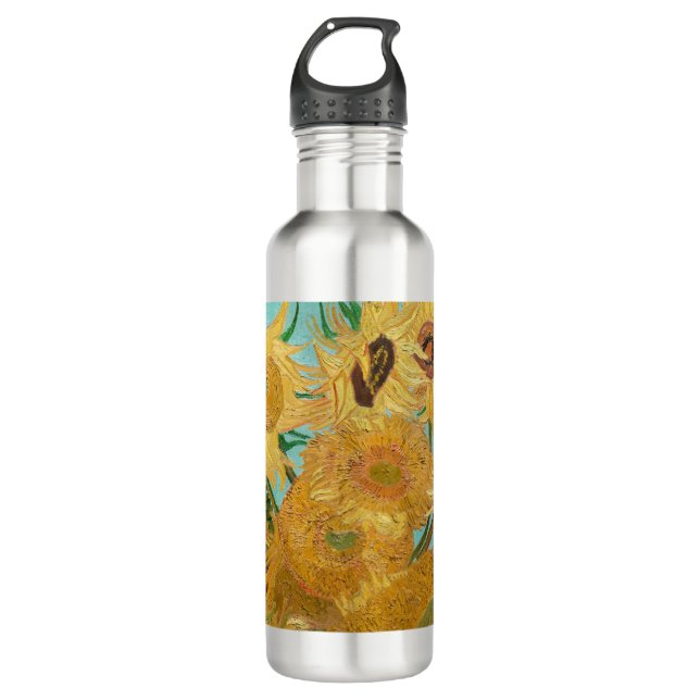Bouteille D'eau Vincent Van Gogh - Vase avec douze tournesols (Devant)