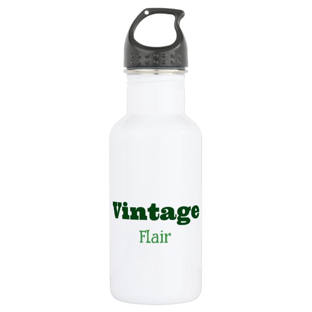 Bouteille d'eau vintage (Devant)