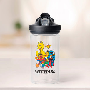 Bouteille D'eau Vintage 123, rue Sésame Ajouter Votre Nom