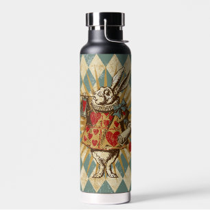 Bouteille D'eau Vintage Alice White Rabbit