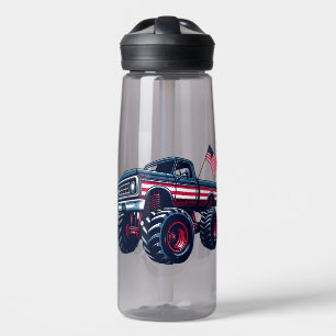 Bouteille D'eau Vintage, camion monstre américain