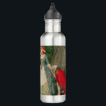 Bouteille D'eau Vintage Classic Painting of Romantic Couple<br><div class="desc">Beau et romantique sont les mots qui viennent à l'esprit quand vous regardez ce tableau classique d'un gentleman embrassant la main d'une bonne femme. Cette belle scène se traduit parfaitement à la fois par la mode et les décors maison. Le cadeau parfait pour tout romantique de votre vie.</div>