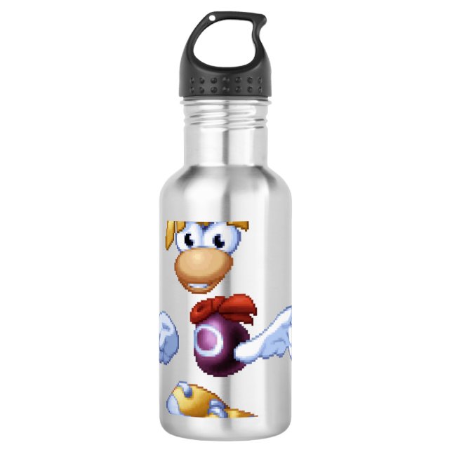Bouteille D'eau Vintage Retro Rayman La Vallée (Devant)