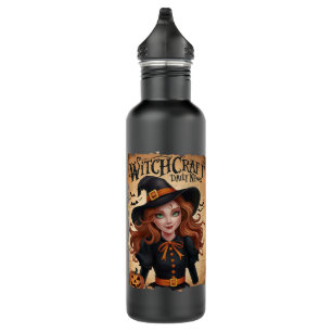 Bouteille D'eau Vintage Witchcraft Daily News - Sorcière hypnotisa
