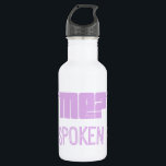 Bouteille D'eau violet - qui MOI ? JE SUIS PARLÉ POUR.<br><div class="desc">Ne vous inquiétez plus de vous faire frapper. Ce design a deux pouces qui pointent directement vers vous. Il faut que tout le monde sache que vous êtes dans une relation et pour qui on parle. Parfait pour les mauvaises herbes en lune de miel. Disponible en bleu, bleu clair, rouge,...</div>