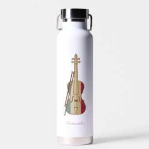 Bouteille D'eau Violon Vintage Fiddle Whisperer Musique personnali