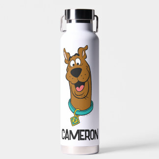 Bouteille D'eau Visage souriant Scooby-Doo | Ajouter Votre Nom