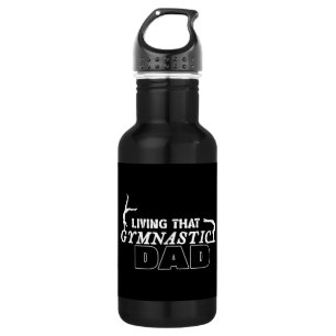 Bouteille D'eau Vivant Cette Gymnastique Papa, Gymnastique Lover
