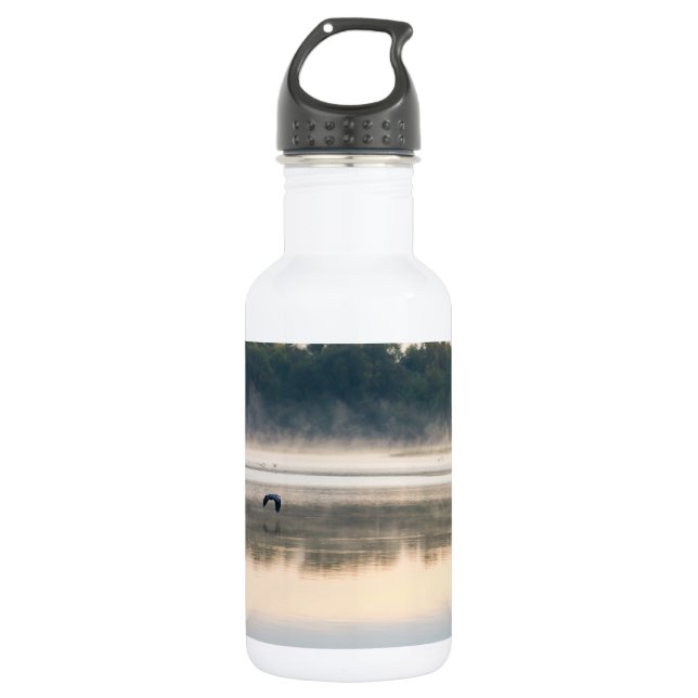 Bouteille D'eau Vol de matin brumeux (Devant)