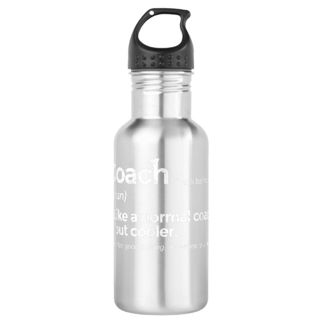 Bouteille D'eau Volleyball Coach Definition Funny Gift  (Devant)