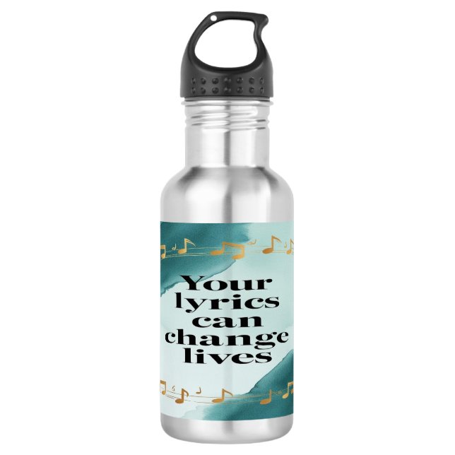 Bouteille D'eau Vos Paroles Peuvent Changer Des Vies 2 (Devant)