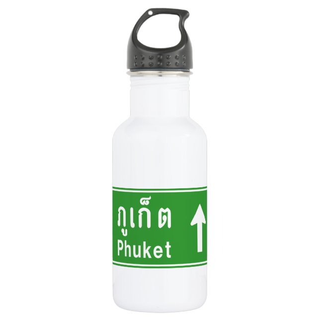 Bouteille D'eau Voyage à Phuket ⚠ véhicule routier thaïlandais ⚠ (Devant)