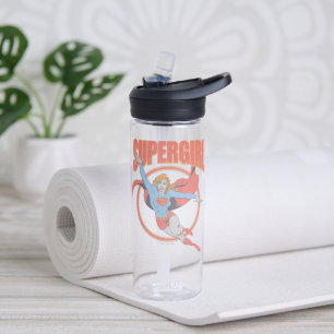 Bouteille D'eau Vrai Vintage Supergirl Flying Graphic