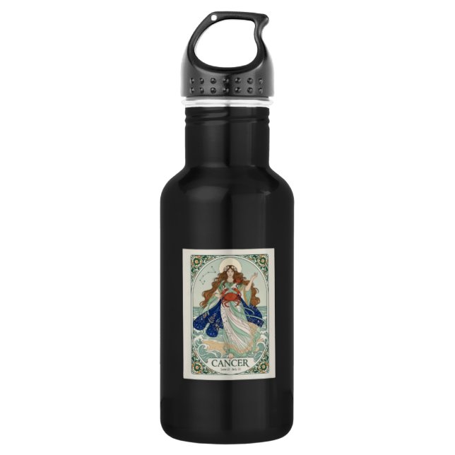 Bouteille D'eau Water Bottle Cancer Zodiac Artisan  (Devant)