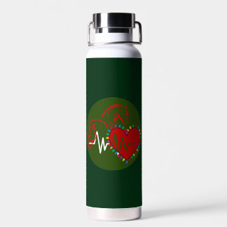 Bouteille D'eau Water Bottle Christmas Logo