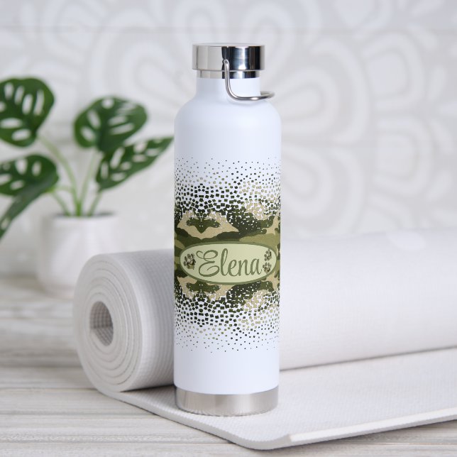 Bouteille D'eau Water Bottle personalizado militar granulado  (Yoga)