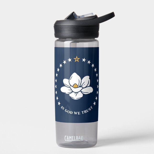 Bouteille D'eau Water bottle with flag of Mississippi, USA (Gauche)