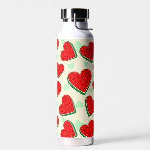 Bouteille D'eau Watermelon Heart Valentine's Day Free Palestine
