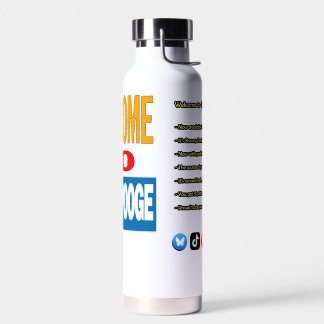 Bouteille D'eau "Welcome to GeekSpooge" Water Bottle
