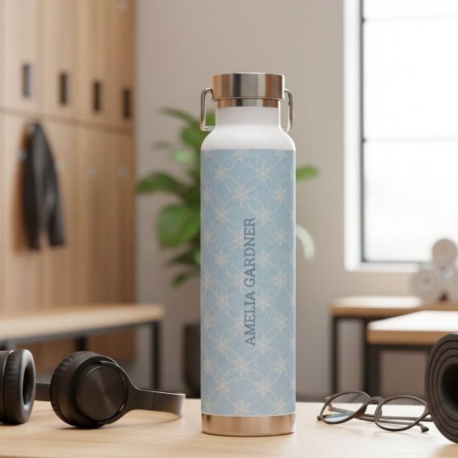 Bouteille D'eau Wellness Waters Water Bottle - Icy Snowflake  (Créateur téléchargé)