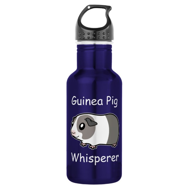 Bouteille D'eau Whisperer de porc de Guinée (Devant)
