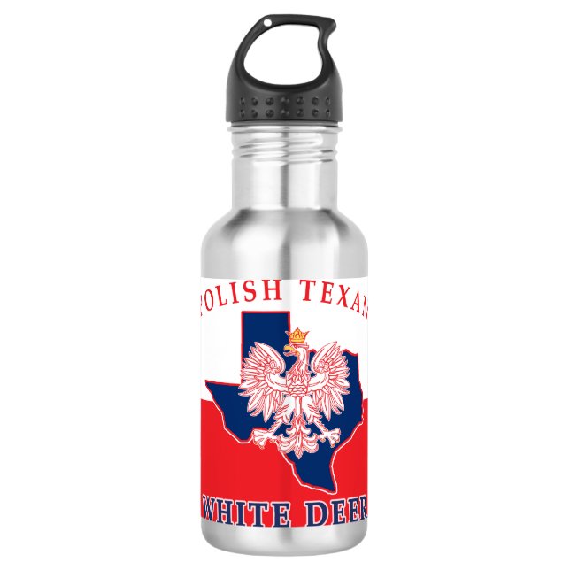 Bouteille D'eau White Deer polonais Texan (Devant)
