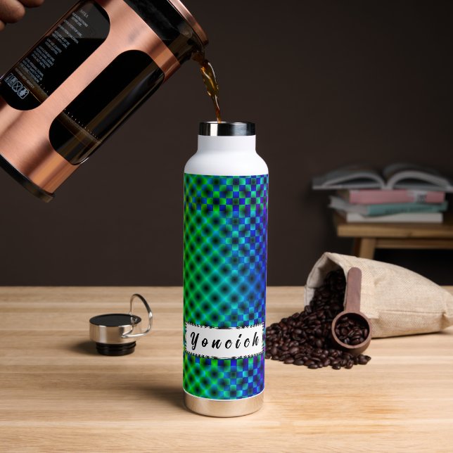 Bouteille D'eau White Mesh Moire par Kenneth Yoncich (Gym)