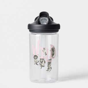 Bouteille D'eau WILD Wild Things et Max - Rose