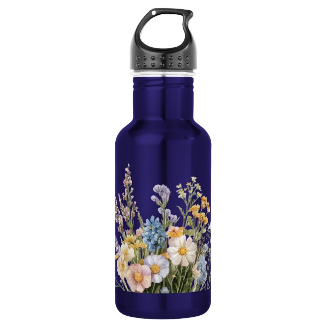 Bouteille D'eau Wildflowers & Stainless Steel Water Bottle (Devant)