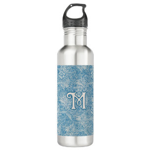 Bouteille D'eau William Morris Blue Marigold Monogramme