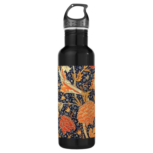 Bouteille D'eau William Morris Cray Floral Art Nouveau Motif (Devant)