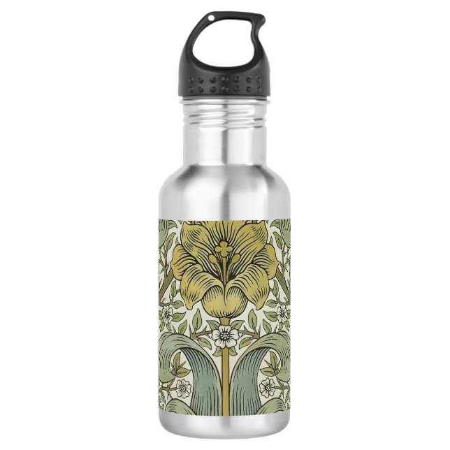 Bouteille D'eau William Morris Spring Motif classique épais (Devant)