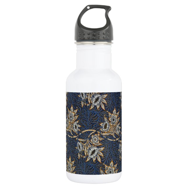 Bouteille D'eau William Morris Tulip Willow Blue Motif (Devant)