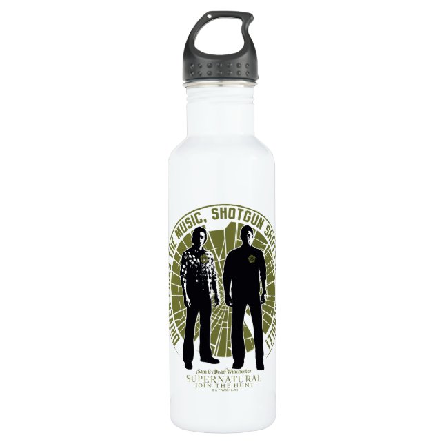 Bouteille D'eau Winchester Brothers surnaturel "Shotgun" (Devant)